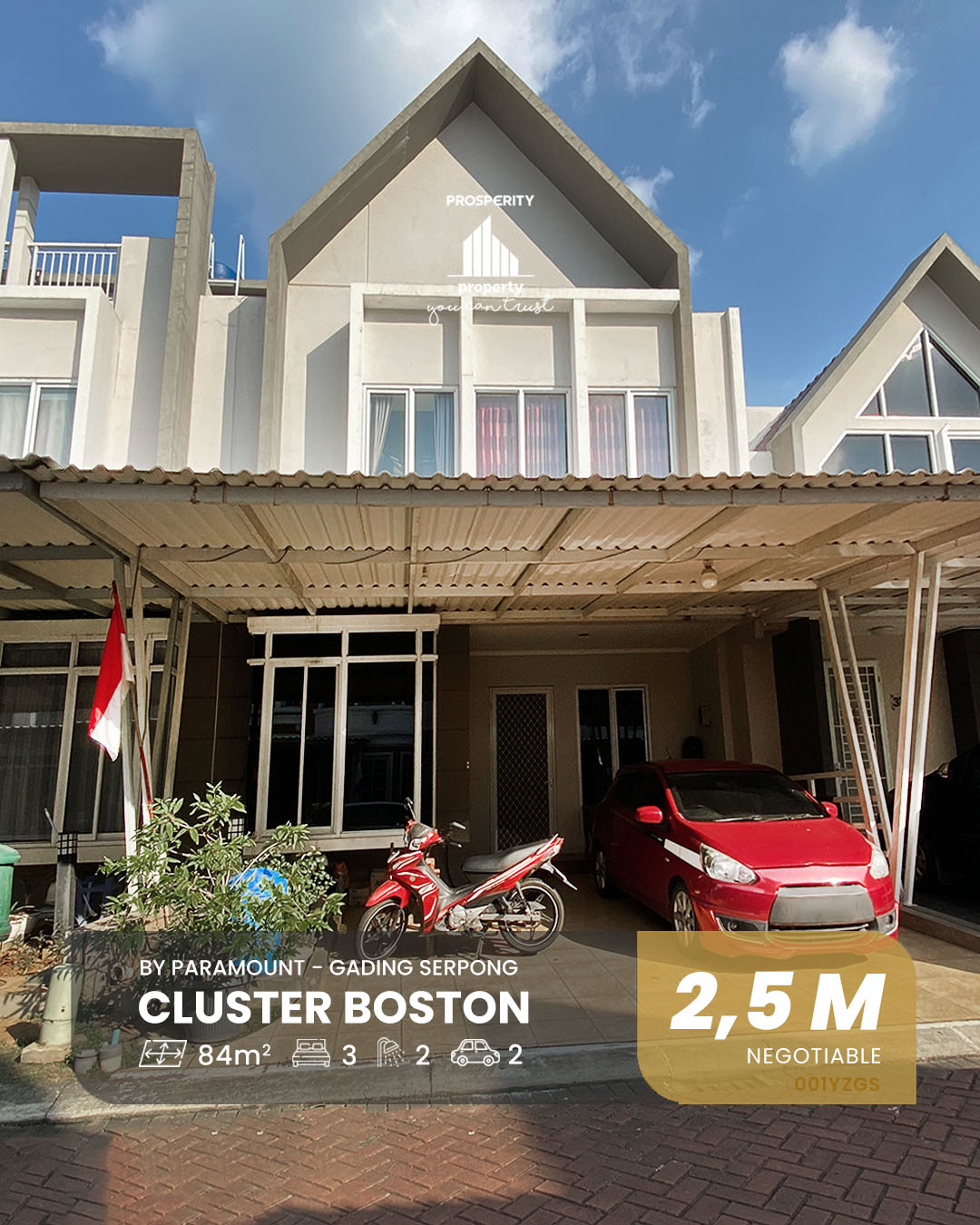 Dijual Rumah di Cluster Boston Village