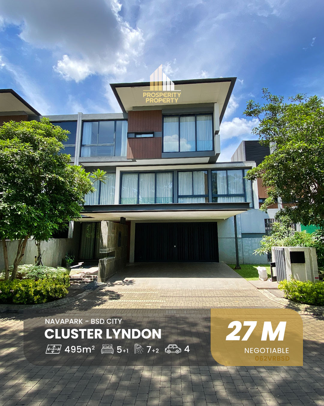 Rumah Di Jual di Cluster Lyndon Navapark