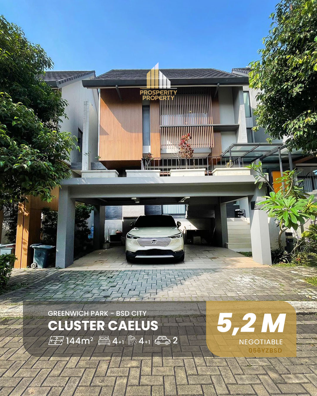 Cluster Caelus Greenwich Park BSD