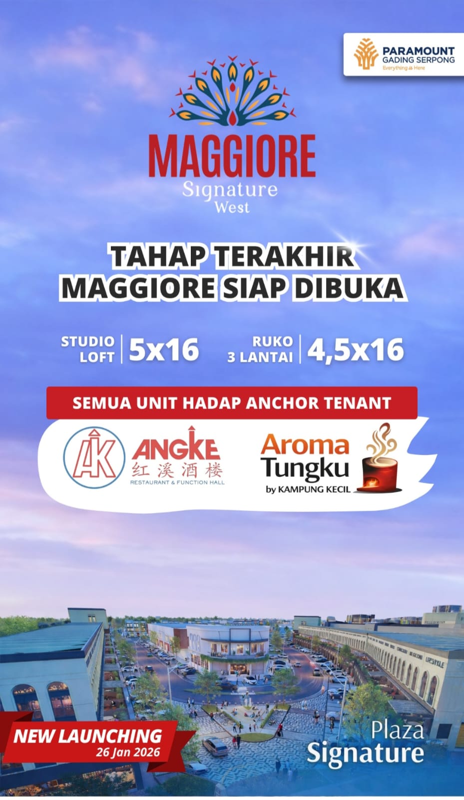 MAGGIORE SIGNATURE WEST GADING SERPONG SATULISTING.com