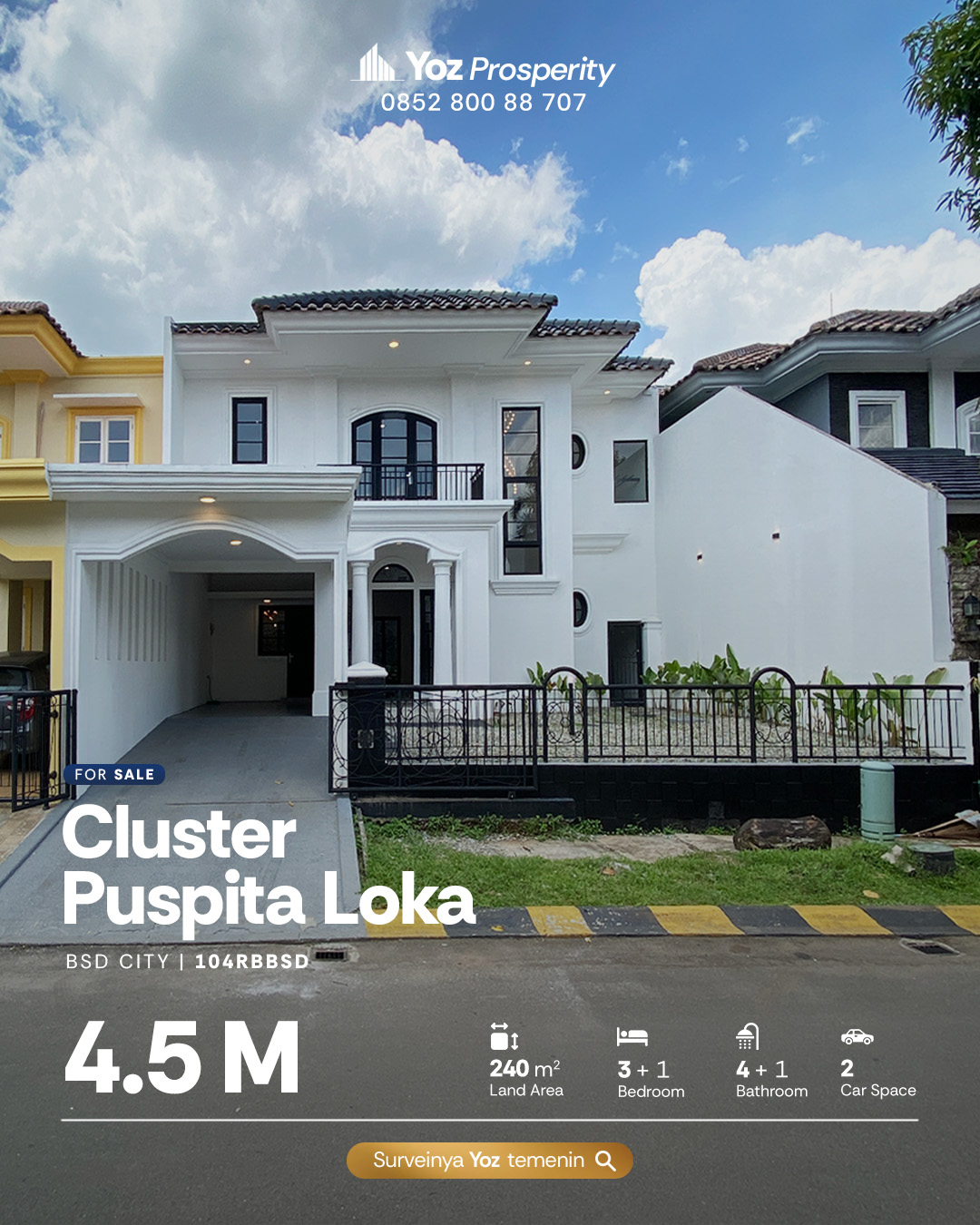 cluster puspita loka bsd