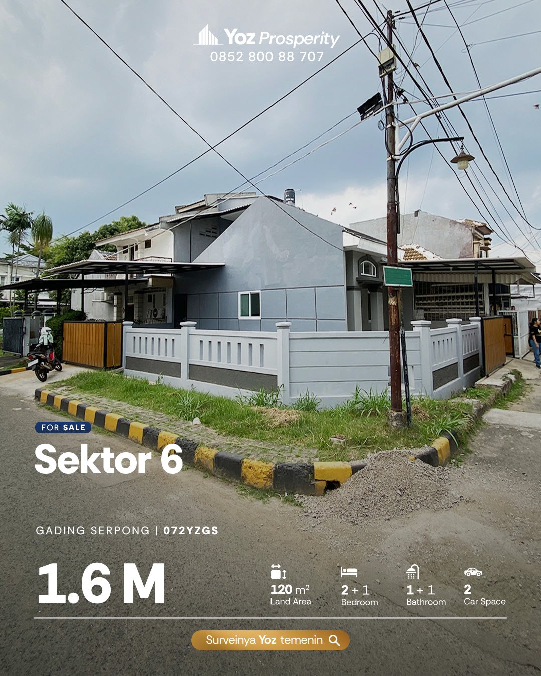 Jual rumah di sektor 6 Gading Serpong