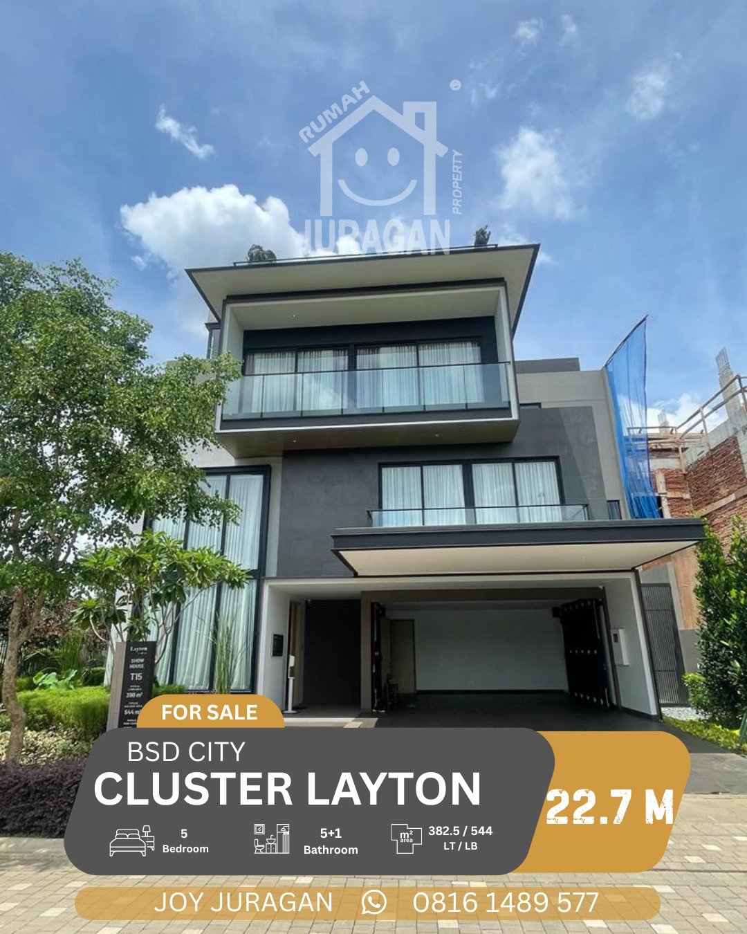 Rumah Baru di Cluster Layton Navapark BSD