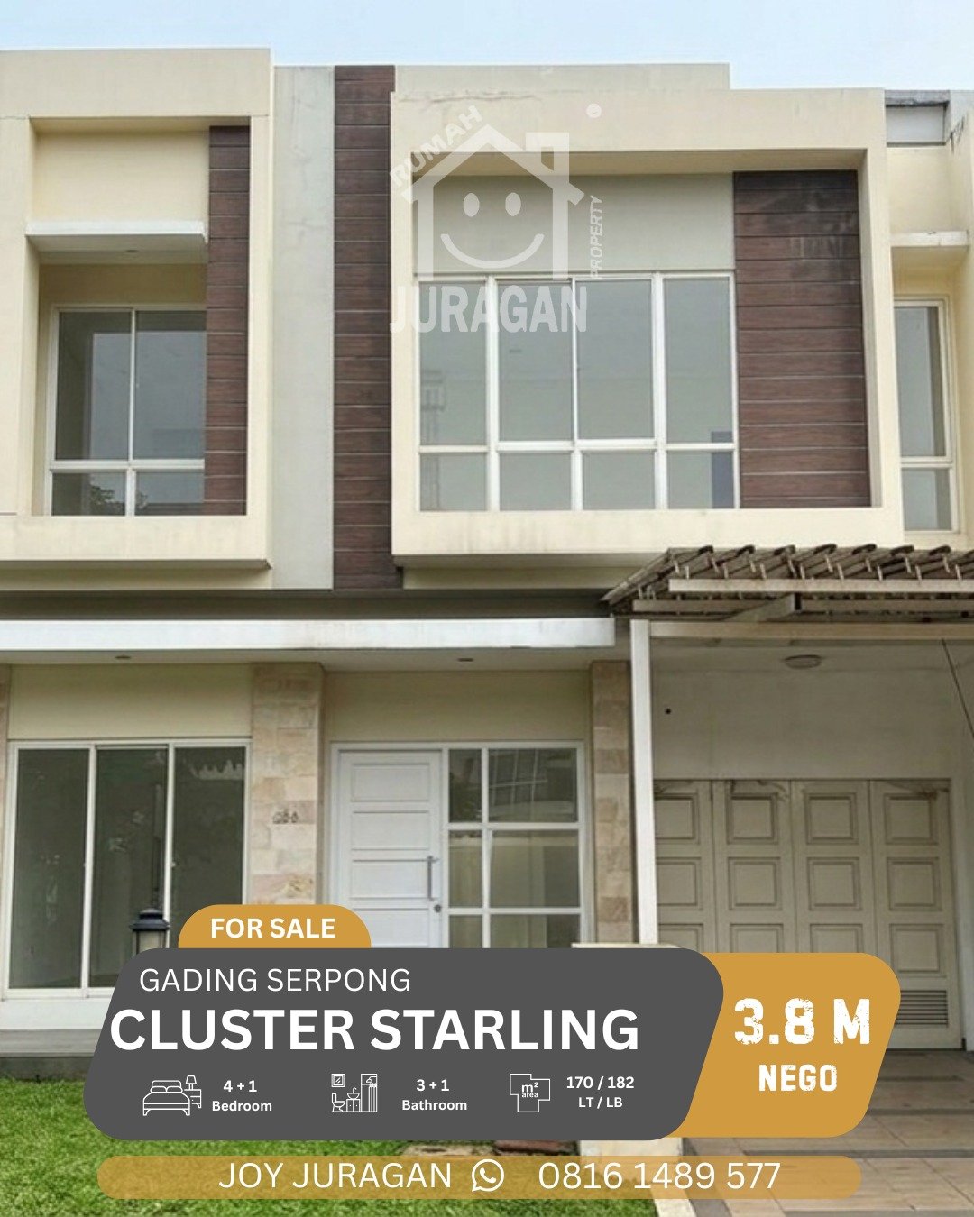 Rumah 4 kamar di Gading Serpong, Tangerang