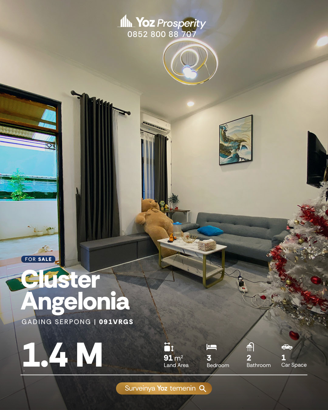 Rumah di Cluster Angelonia Gading Serpong