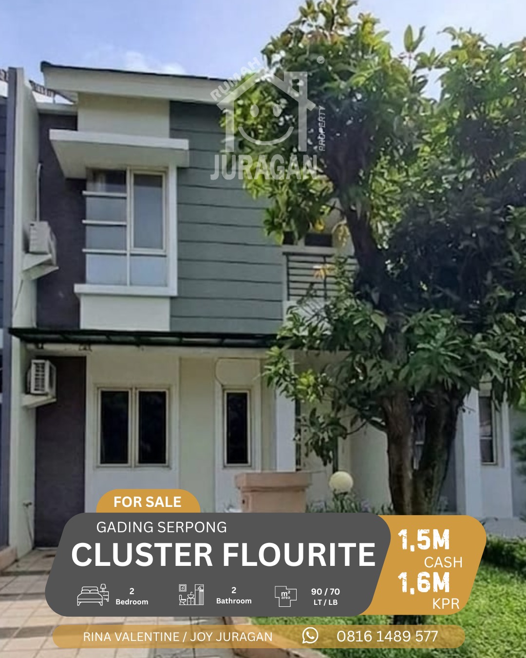 RUMAH DIJUAL FLOURITE GADING SERPONG SATULISTING.com