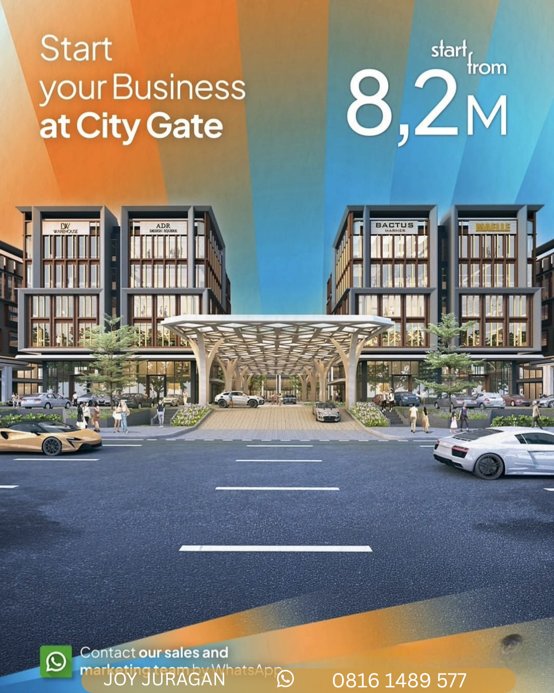 RUKO DIJUAL CITY GATE GADING SERPONG