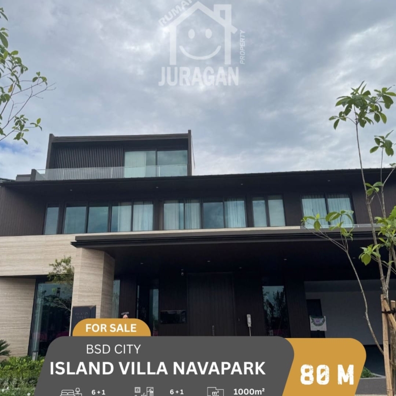 DIJUAL RUMAH CLUSTER ISLAND NAVAPARK BSD