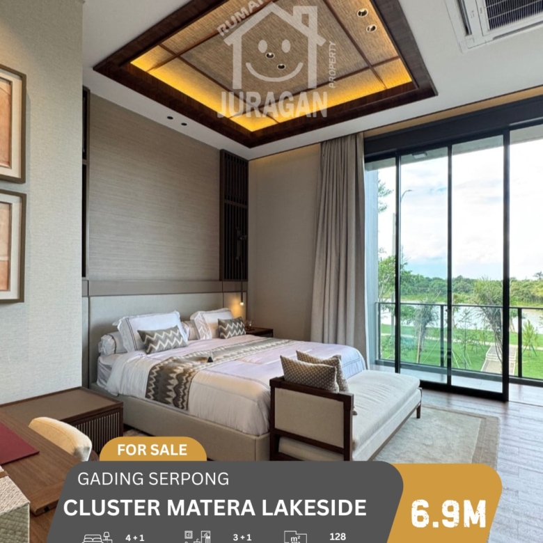RUMAH DIJUAL MATERA LAKESIDE GADING SERPONG