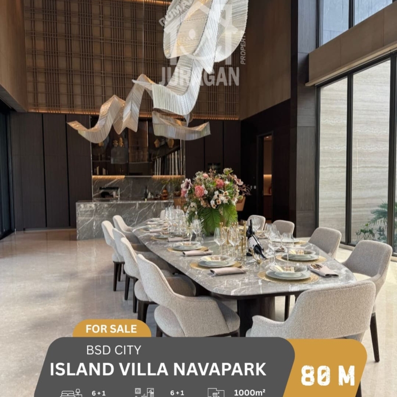 DIJUAL RUMAH CLUSTER ISLAND NAVAPARK BSD