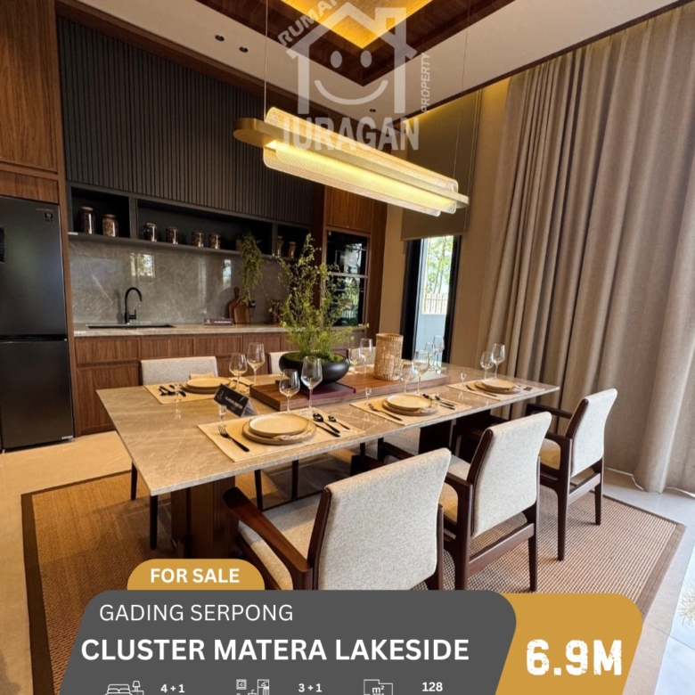 RUMAH DIJUAL MATERA LAKESIDE GADING SERPONG