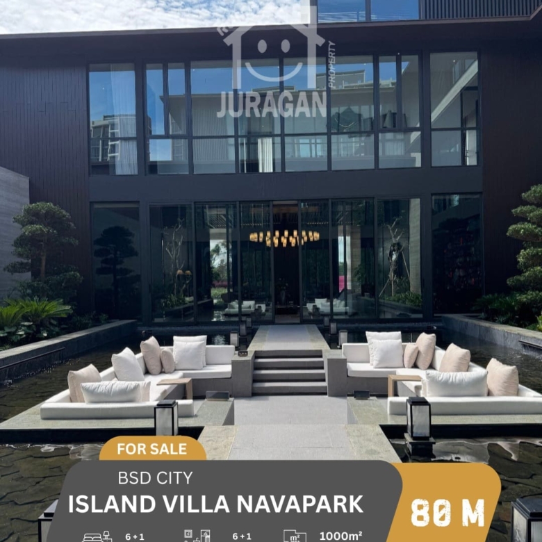 DIJUAL RUMAH CLUSTER ISLAND NAVAPARK BSD