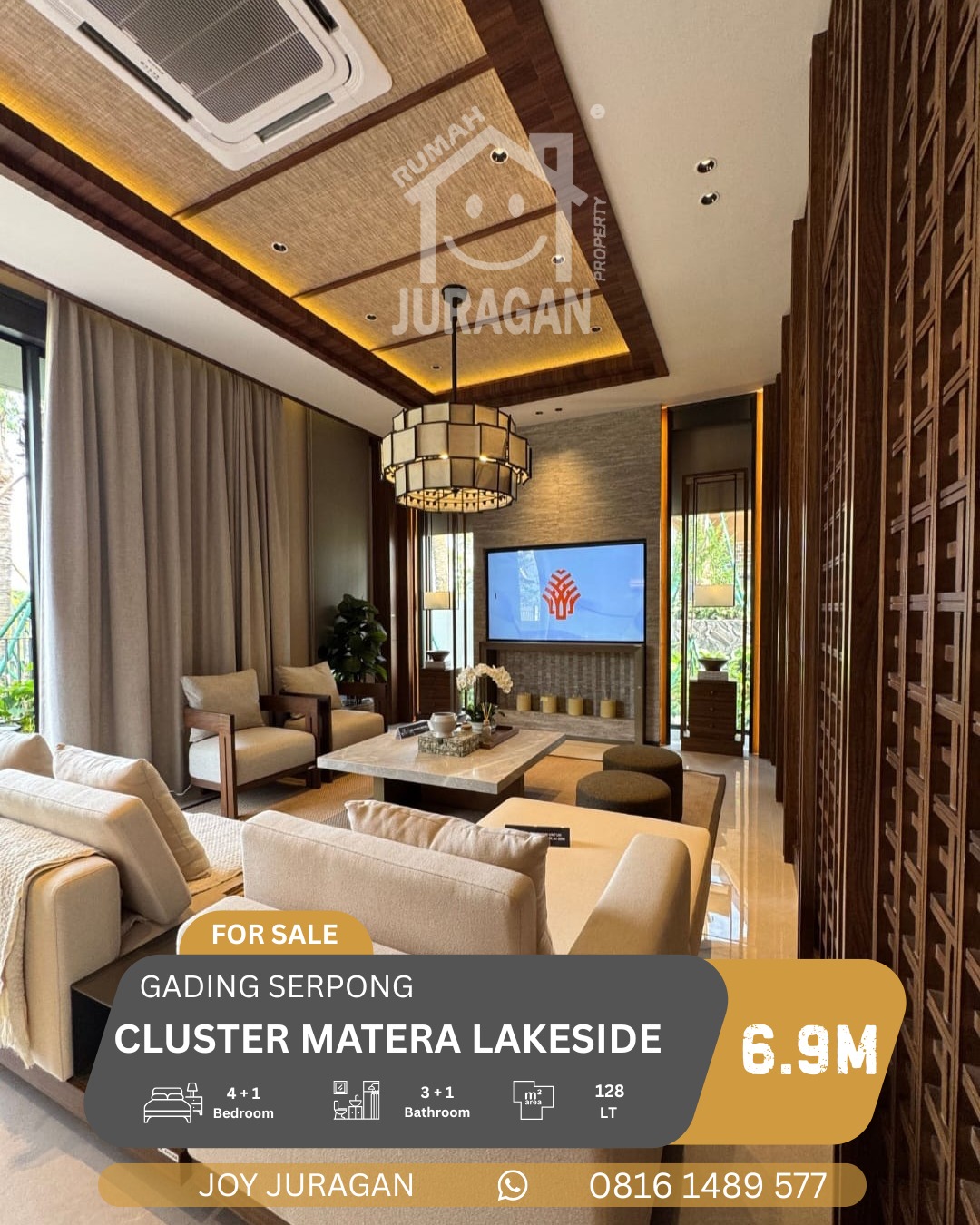 RUMAH DIJUAL MATERA LAKESIDE GADING SERPONG