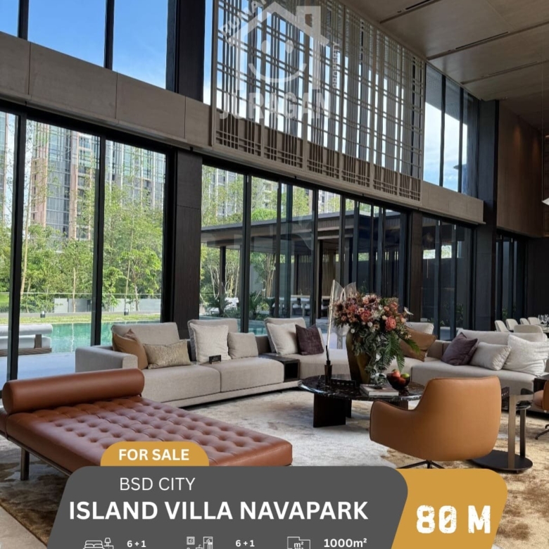 DIJUAL RUMAH CLUSTER ISLAND NAVAPARK BSD