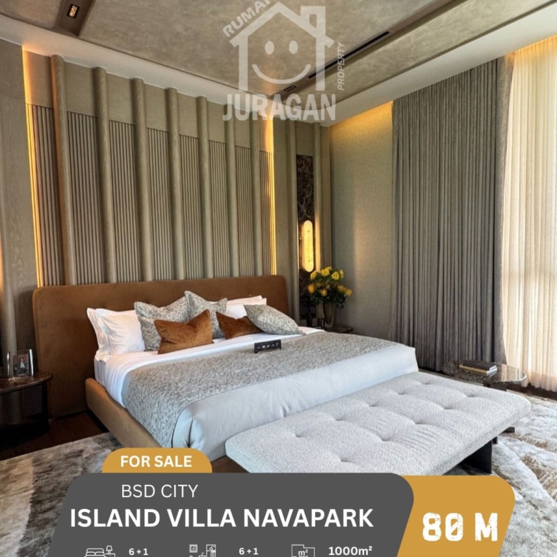 DIJUAL RUMAH CLUSTER ISLAND NAVAPARK BSD