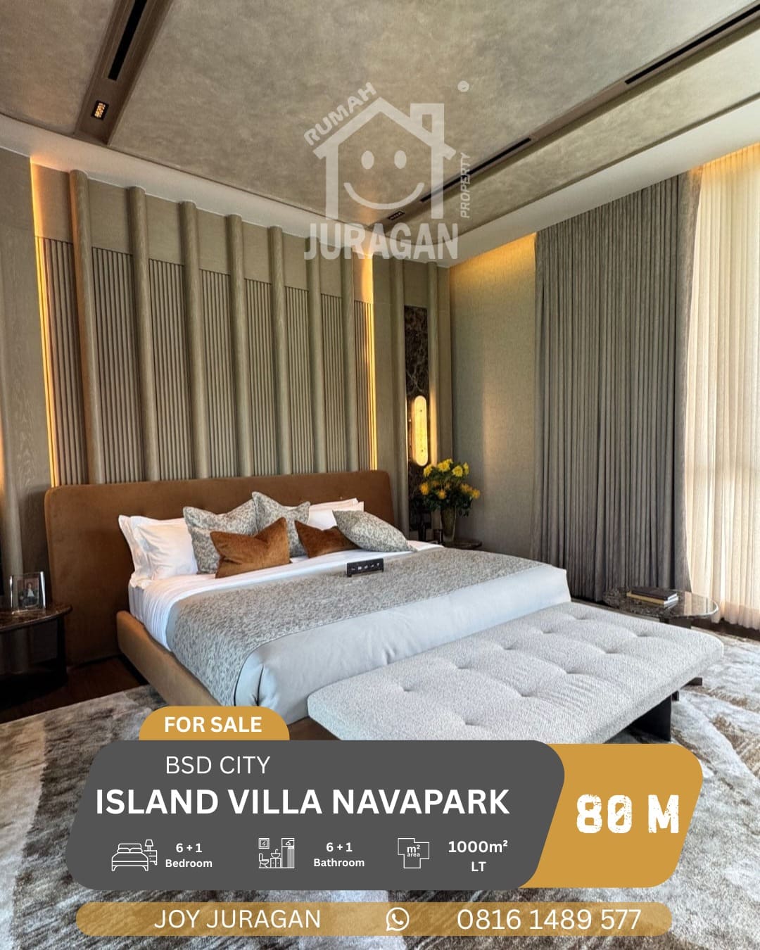 DIJUAL RUMAH CLUSTER ISLAND NAVAPARK BSD