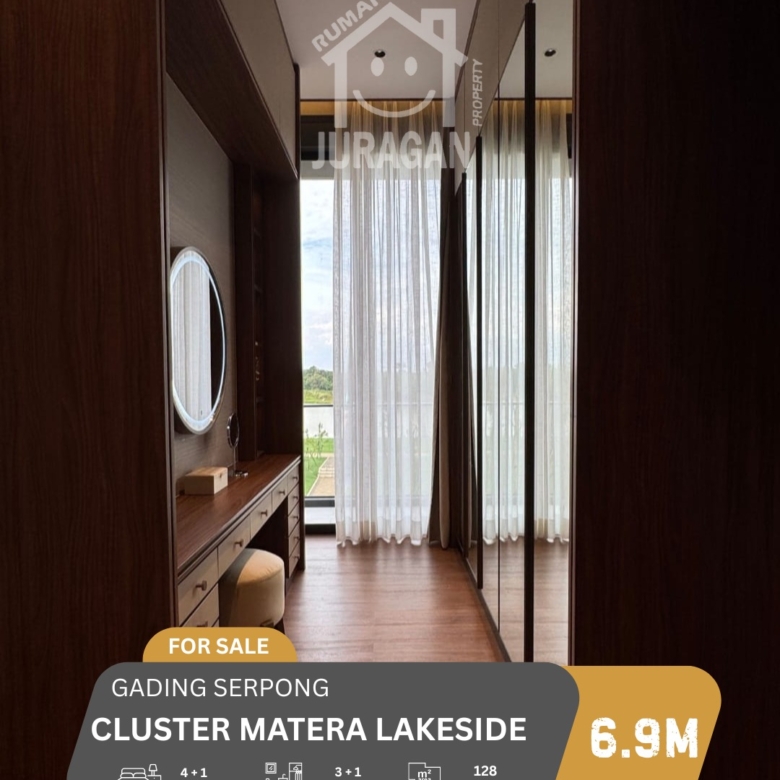 RUMAH DIJUAL MATERA LAKESIDE GADING SERPONG