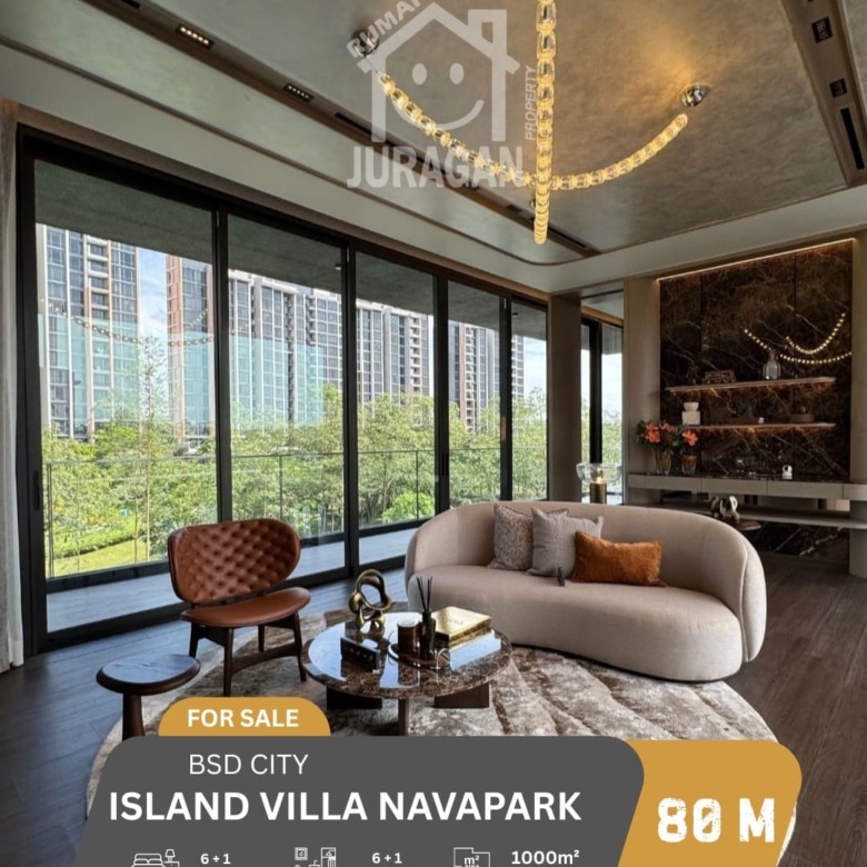 DIJUAL RUMAH CLUSTER ISLAND NAVAPARK BSD