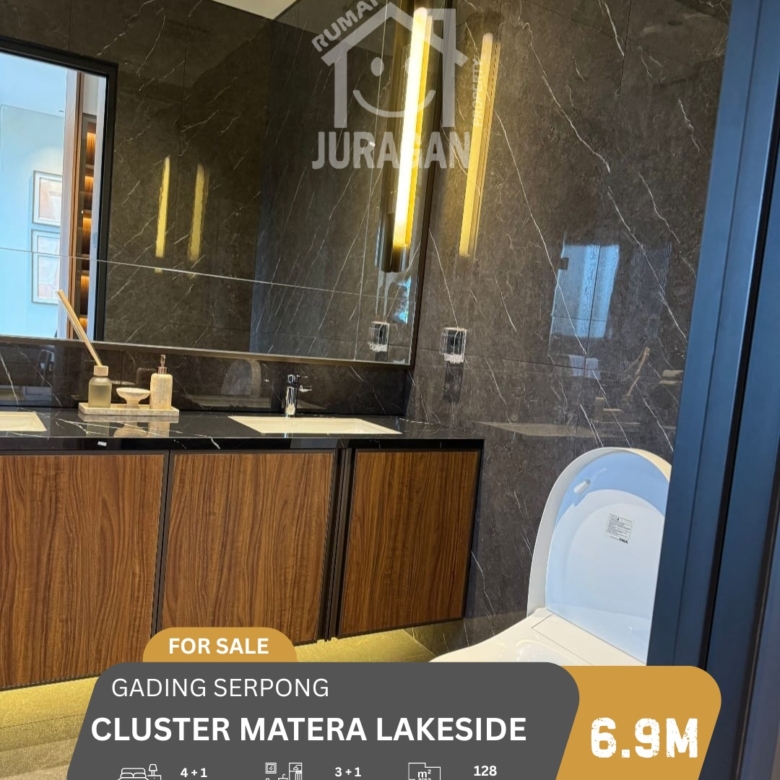 RUMAH DIJUAL MATERA LAKESIDE GADING SERPONG