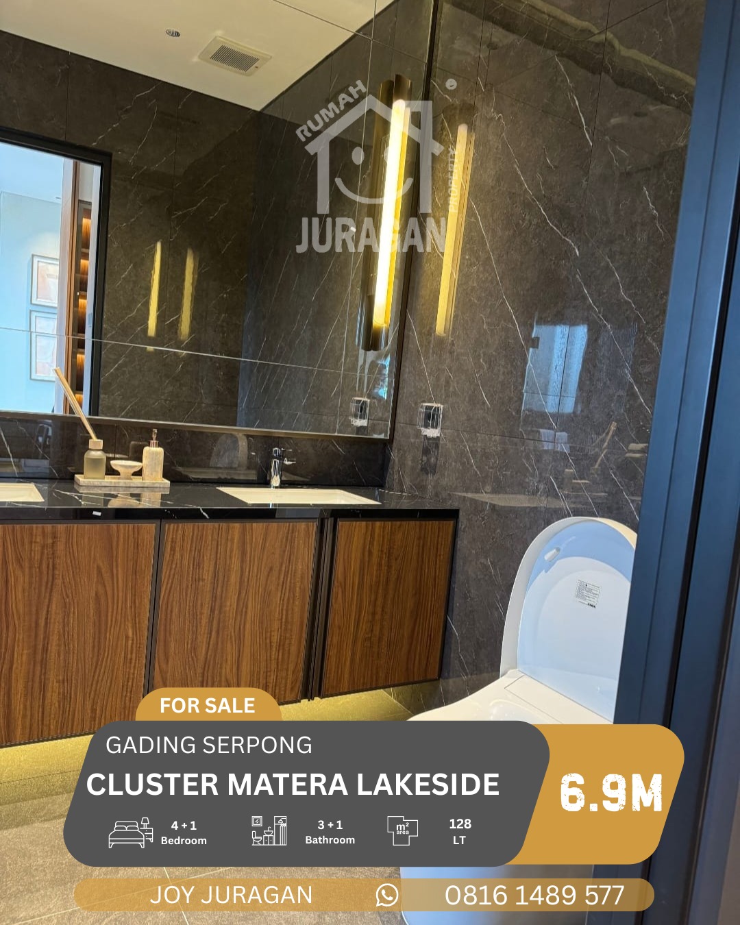 RUMAH DIJUAL MATERA LAKESIDE GADING SERPONG