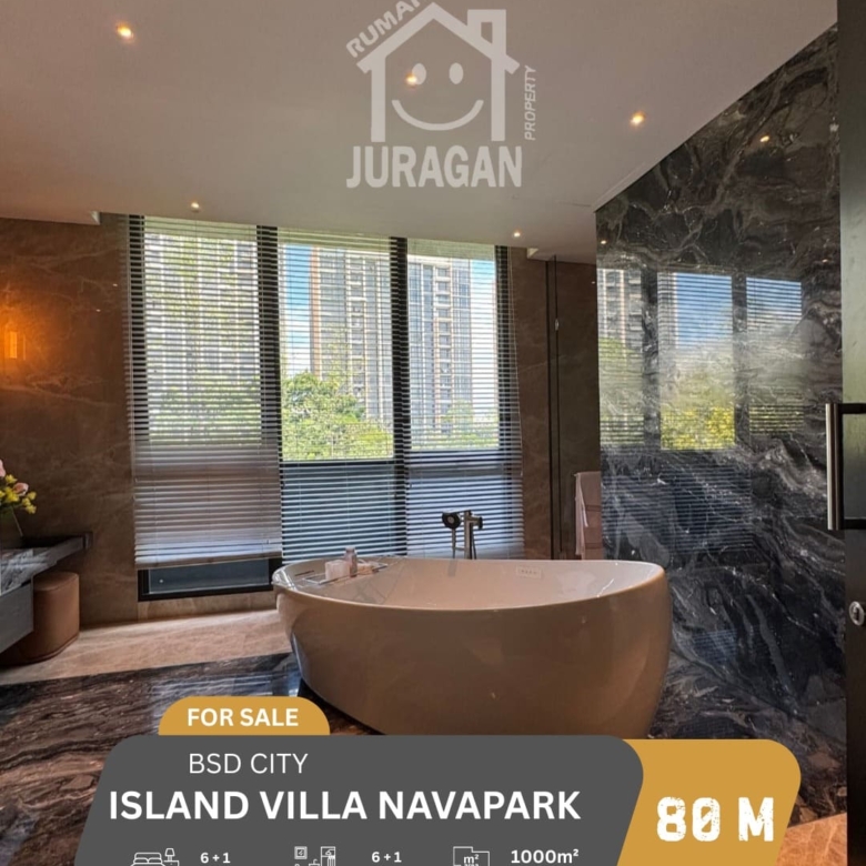 DIJUAL RUMAH CLUSTER ISLAND NAVAPARK BSD