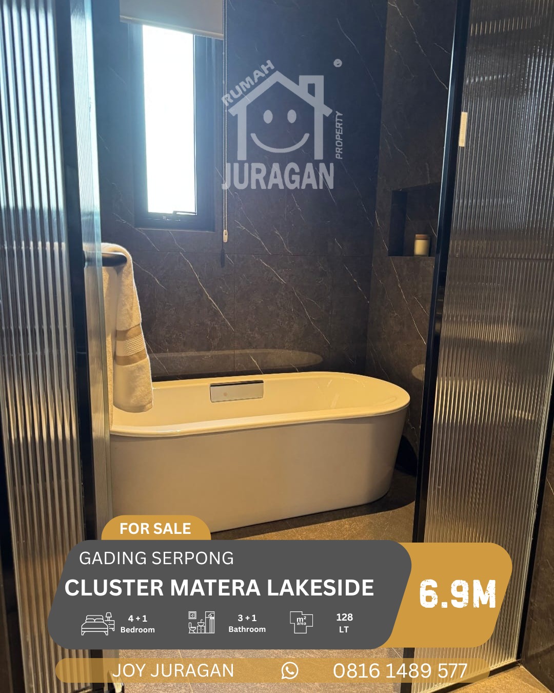 RUMAH DIJUAL MATERA LAKESIDE GADING SERPONG