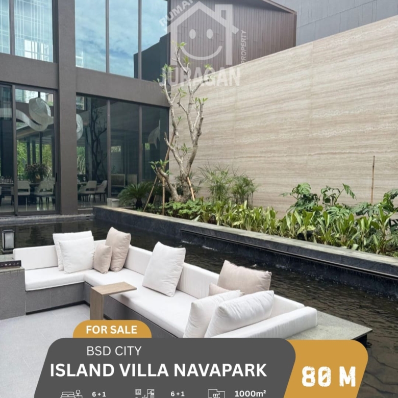DIJUAL RUMAH CLUSTER ISLAND NAVAPARK BSD