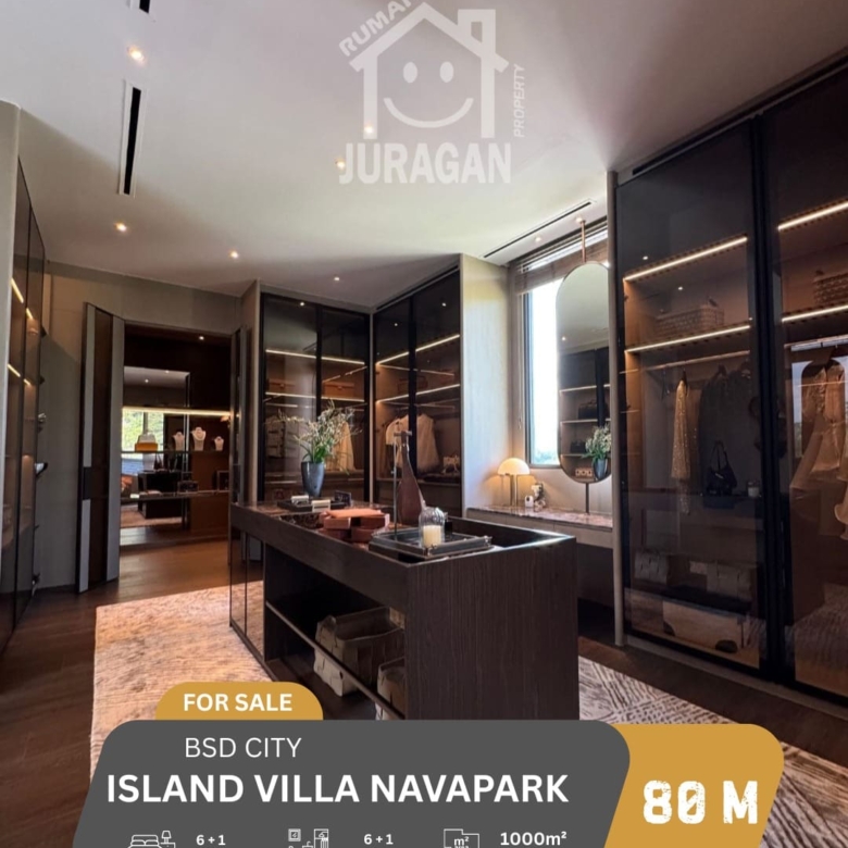 DIJUAL RUMAH CLUSTER ISLAND NAVAPARK BSD