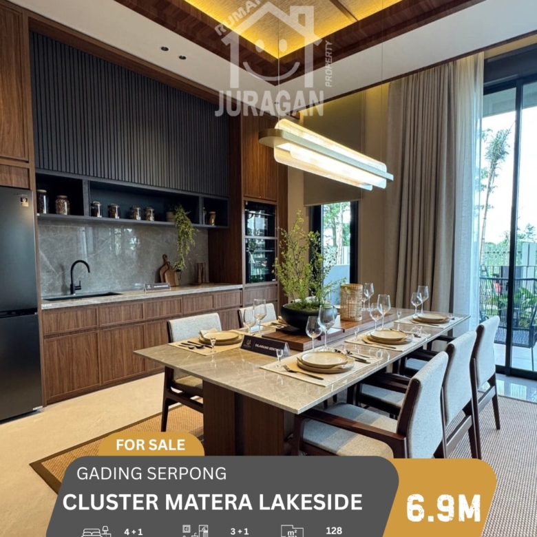 RUMAH DIJUAL MATERA LAKESIDE GADING SERPONG