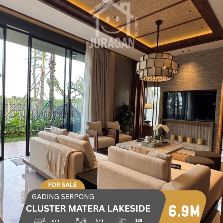 RUMAH DIJUAL MATERA LAKESIDE GADING SERPONG