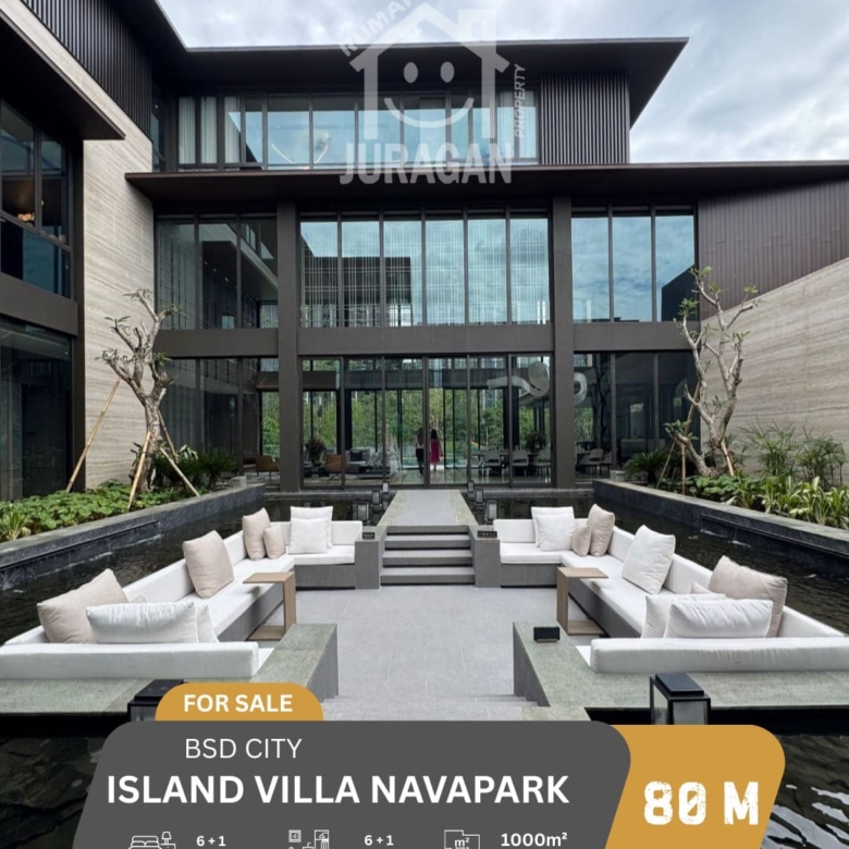 DIJUAL RUMAH CLUSTER ISLAND NAVAPARK BSD