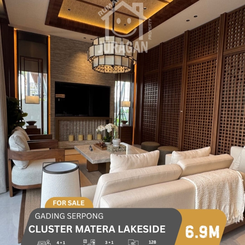 RUMAH DIJUAL MATERA LAKESIDE GADING SERPONG