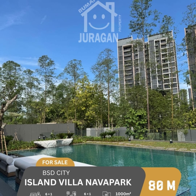 DIJUAL RUMAH CLUSTER ISLAND NAVAPARK BSD