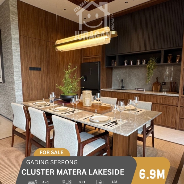 RUMAH DIJUAL MATERA LAKESIDE GADING SERPONG