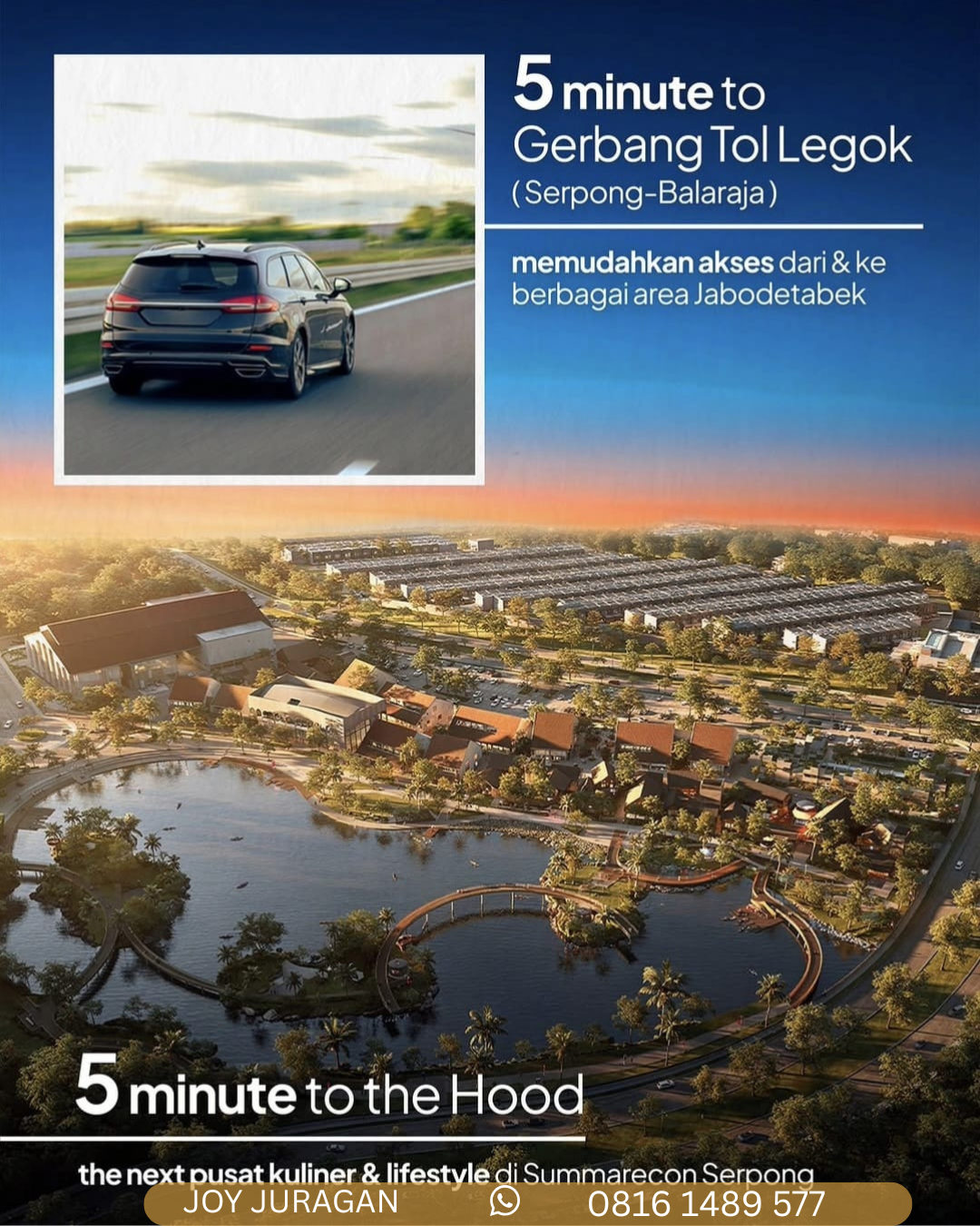 RUKO DIJUAL CITY GATE GADING SERPONG