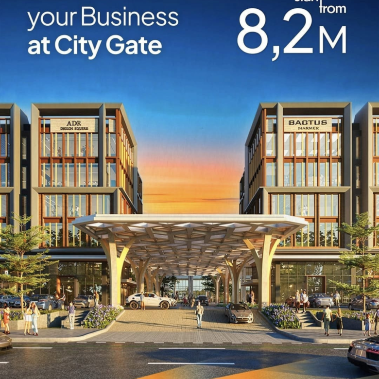 RUKO DIJUAL CITY GATE GADING SERPONG