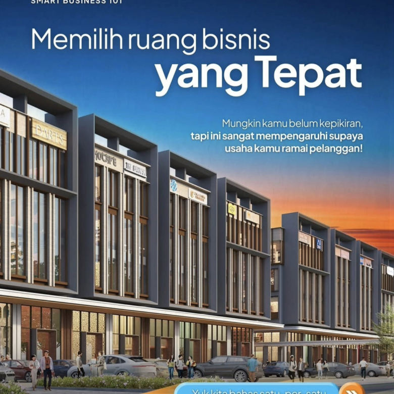 RUKO DIJUAL CITY GATE GADING SERPONG