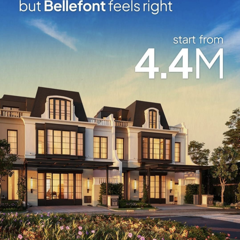 DIJUAL RUMAH BELLEFONT GADING SERPONG