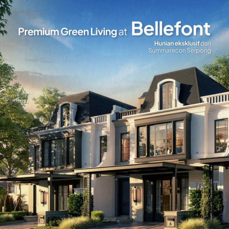 DIJUAL RUMAH BELLEFONT GADING SERPONG