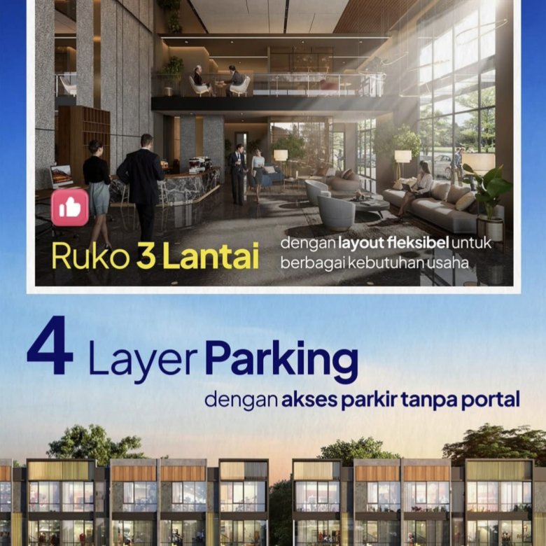 RUKO DIJUAL CITY HUB GADING SERPONG