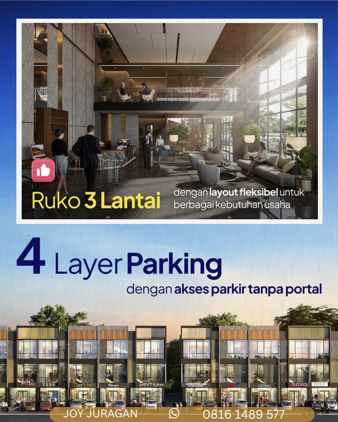RUKO DIJUAL CITY HUB GADING SERPONG