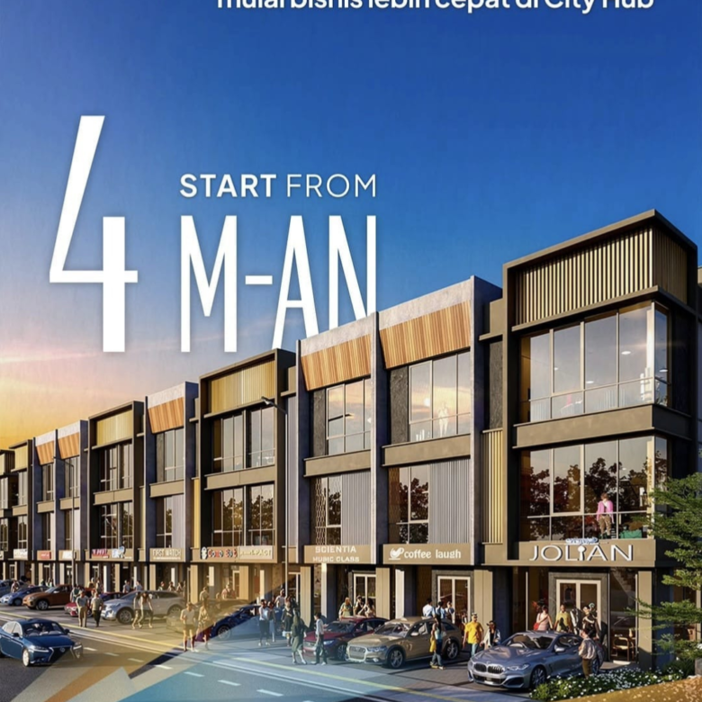 RUKO DIJUAL CITY HUB GADING SERPONG
