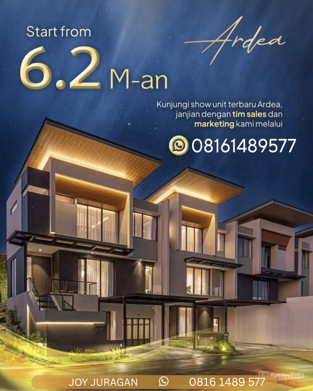 RUMAH DIJUAL ARDEA HERON GADING SERPONG