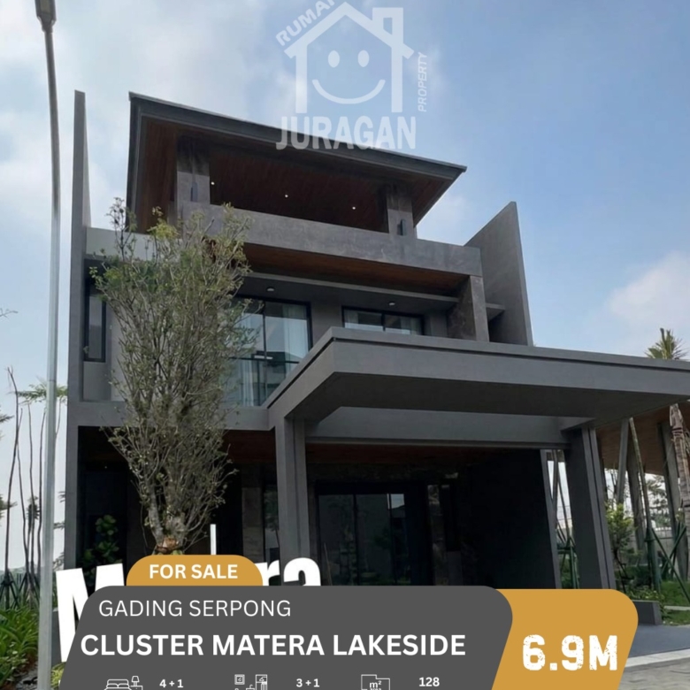 RUMAH DIJUAL MATERA LAKESIDE GADING SERPONG