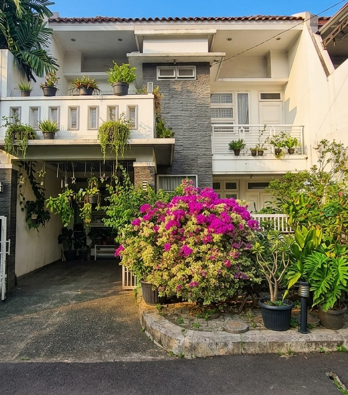 Jual cepat rumah 2 lantai 4 kamar di belakang LIA Galaxy bisa KPR