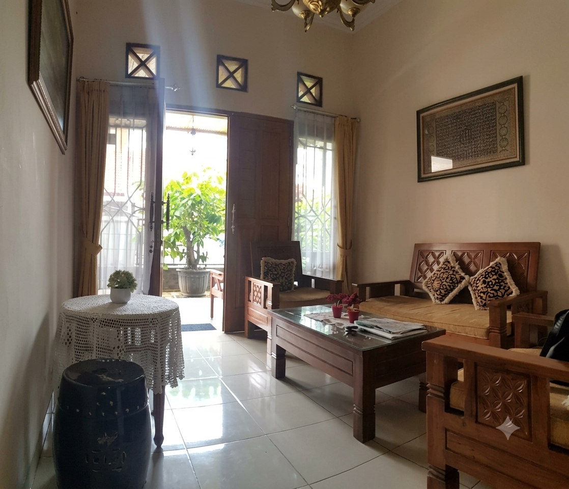 Dijual rumah asri 4+1 KT semifurnished di Grand Galaxy City bisa KPR