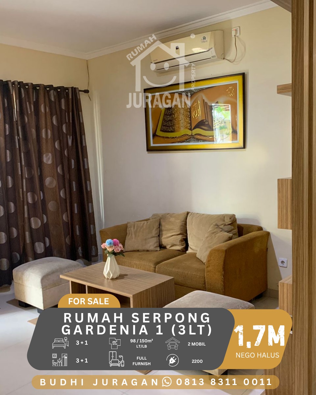 Rumah di Serpong Garden 1