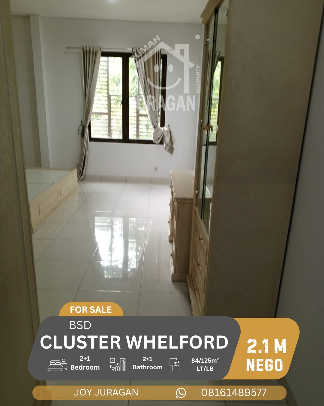 Rumah Dijual Whelford BSD City