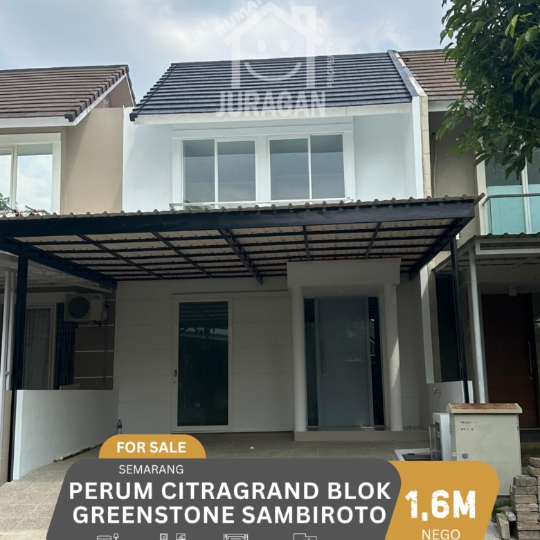 DIJUAL PERUM CITRAGRAND BLOK GREENSTONE SAMBIROTO SEMARANG