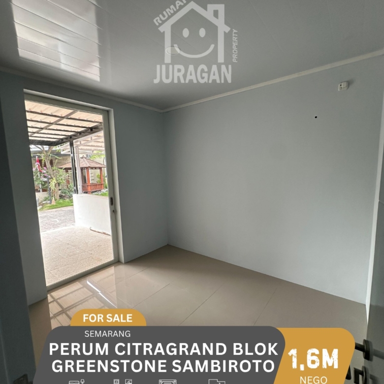 DIJUAL PERUM CITRAGRAND BLOK GREENSTONE SAMBIROTO SEMARANG